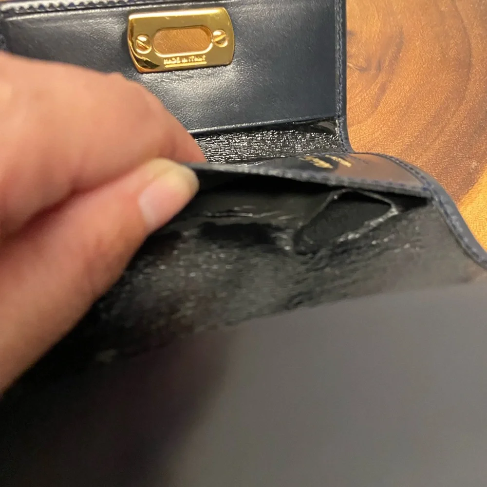 Salvatore Ferragamo Vintage Key Holder Key Fob In Box
